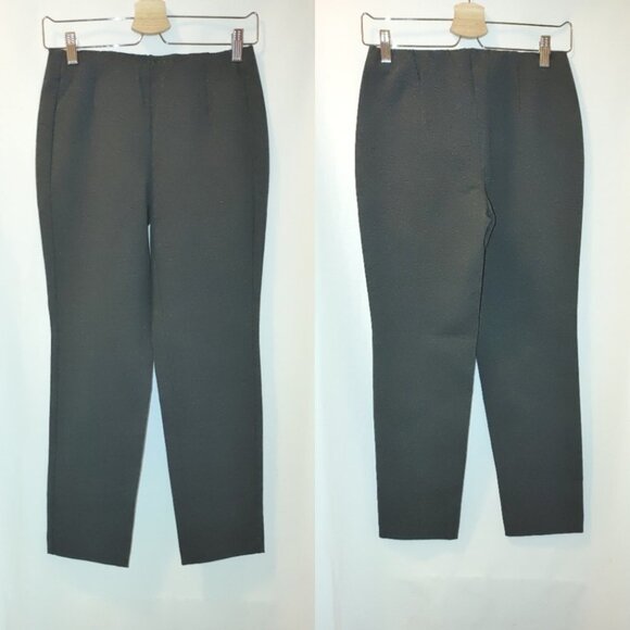 J. Jill Ponte Slim Leg Pull-on Pants Charcoal Gray Classic Casual New XXS Petite - Picture 1 of 9